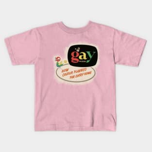 Vintage Gay Fad Ware Kids T-Shirt